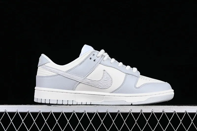 All categories Nk SB Dunk series Nk SB Dunk Low low-top sneakers Nk Dunk Low "Needlework" embossed gray SB low-top sports and leisure sneakers FJ4553-133